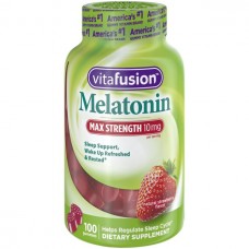 Vitafusion Suplemento de Melatonina em Balas Gummies 10mg (Contém 100)